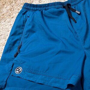 Reel Life Women's Large - Comfy Lined Summer Shorts Blue *Deep Pockets